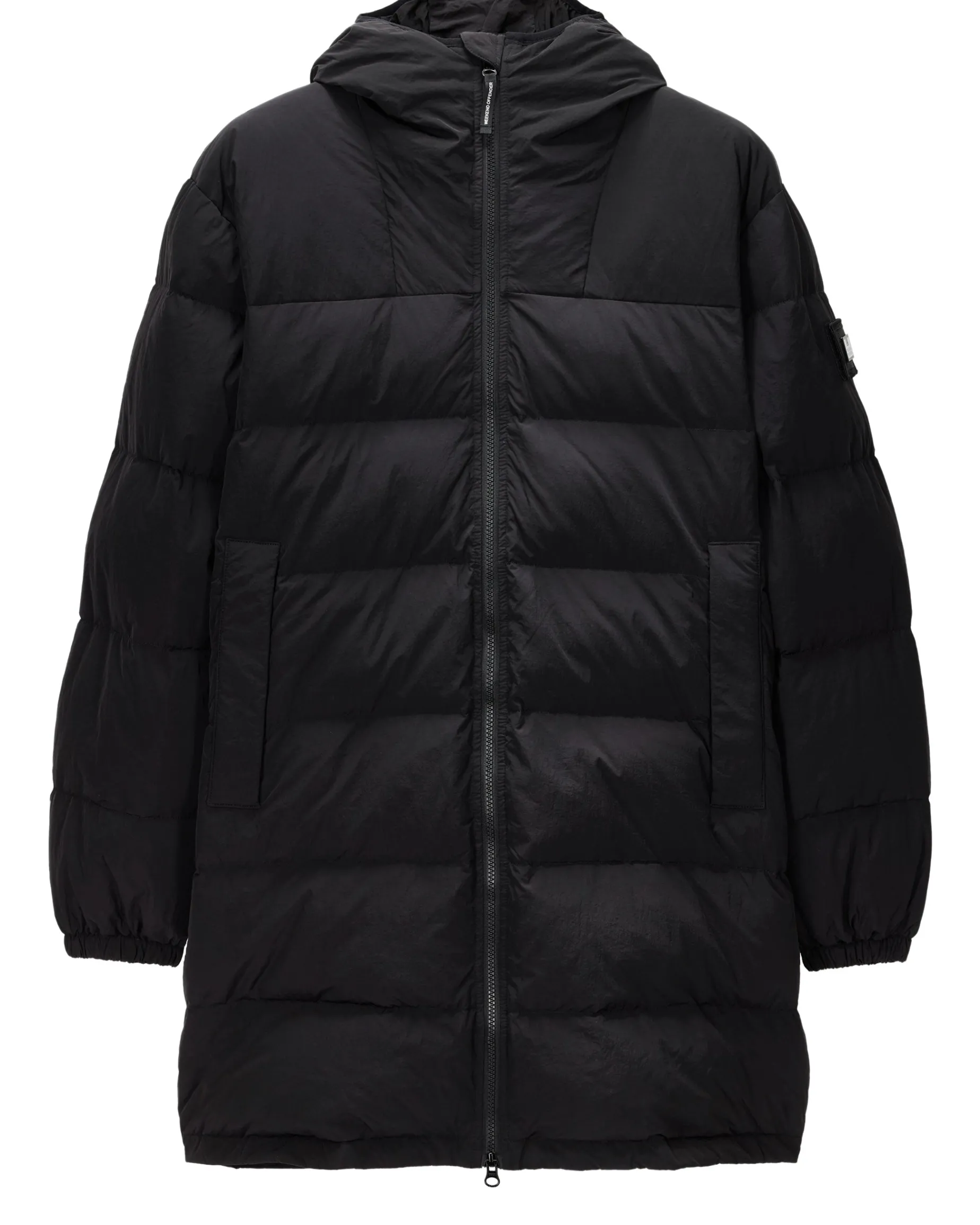 Lange Daunenjacke „Sapporo“ in Schwarz