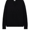Lauda Strickjacke aus Wolle Schwarz