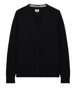 Lauda Strickjacke aus Wolle Schwarz