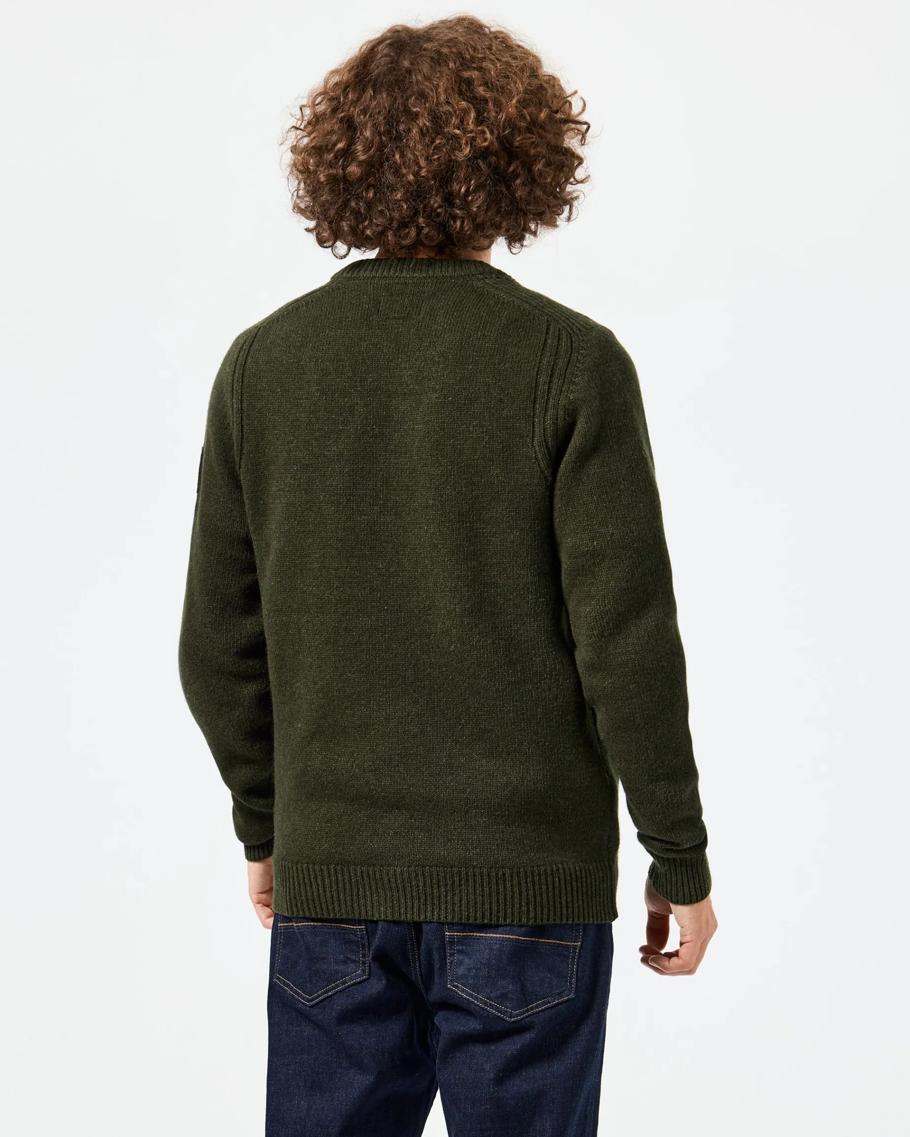 Lauda Strickjacke aus Wolle, Burggrün