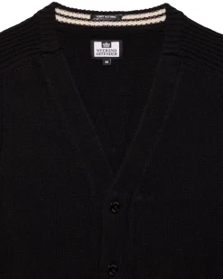 Lauda Strickjacke aus Wolle Schwarz