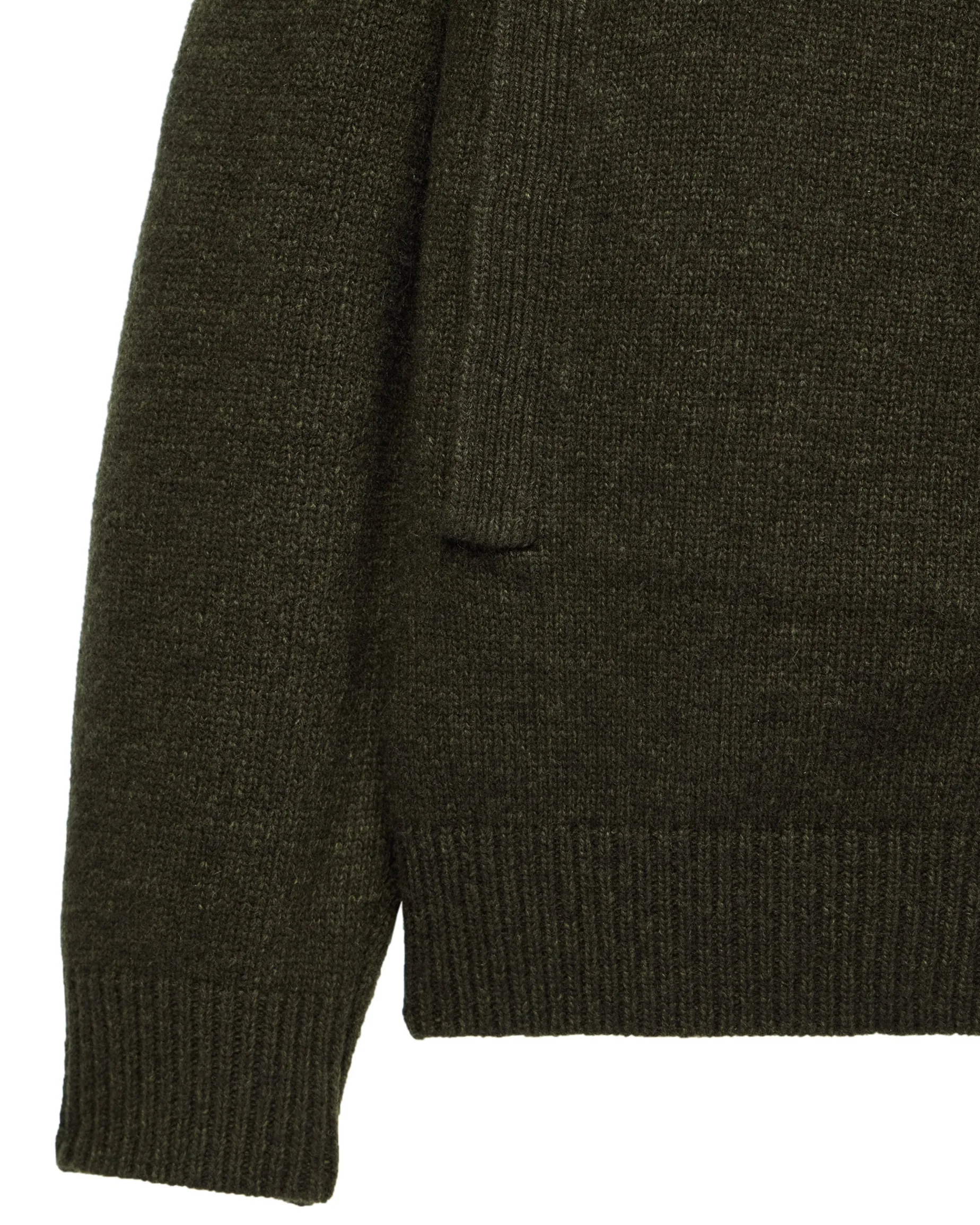 Lauda Strickjacke aus Wolle, Burggrün