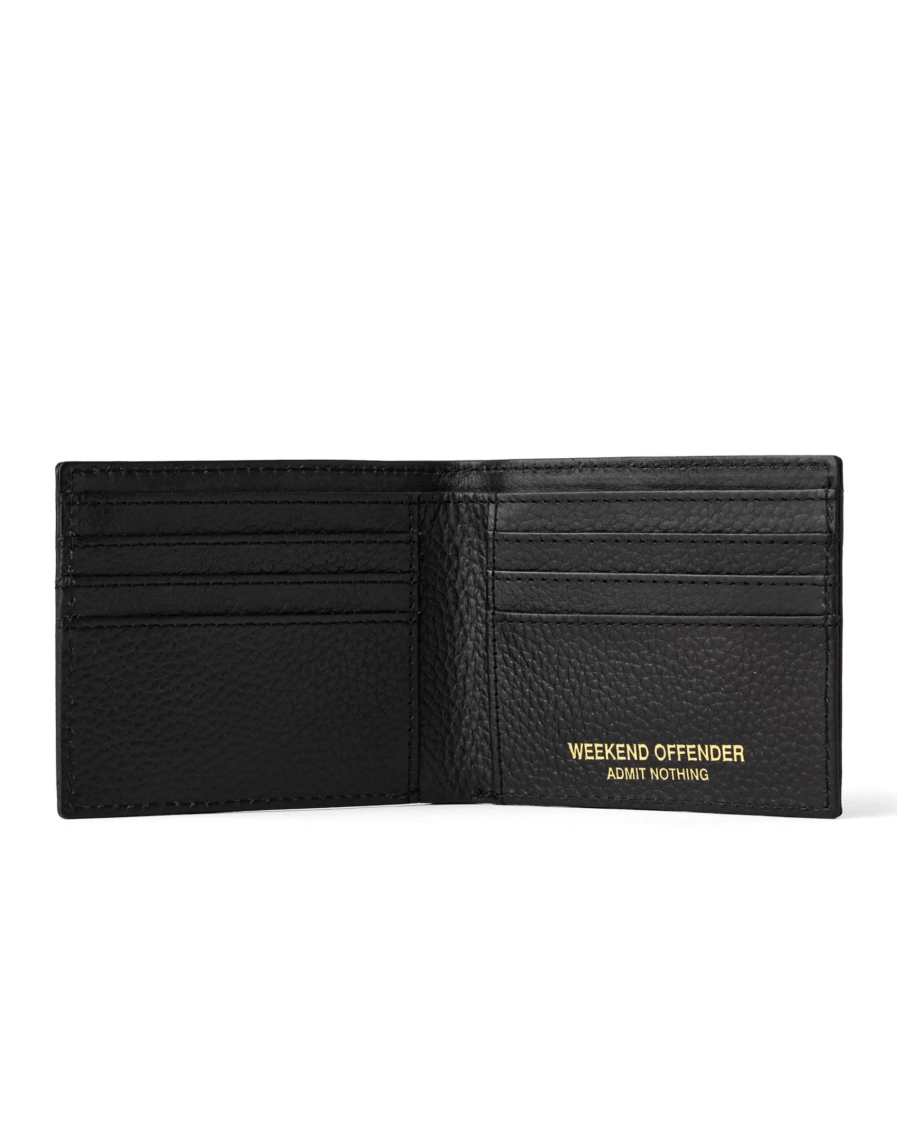 Lederbrieftasche mit Geschenkbox Schwarz