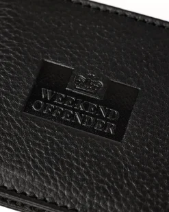 Lederbrieftasche mit Geschenkbox Schwarz