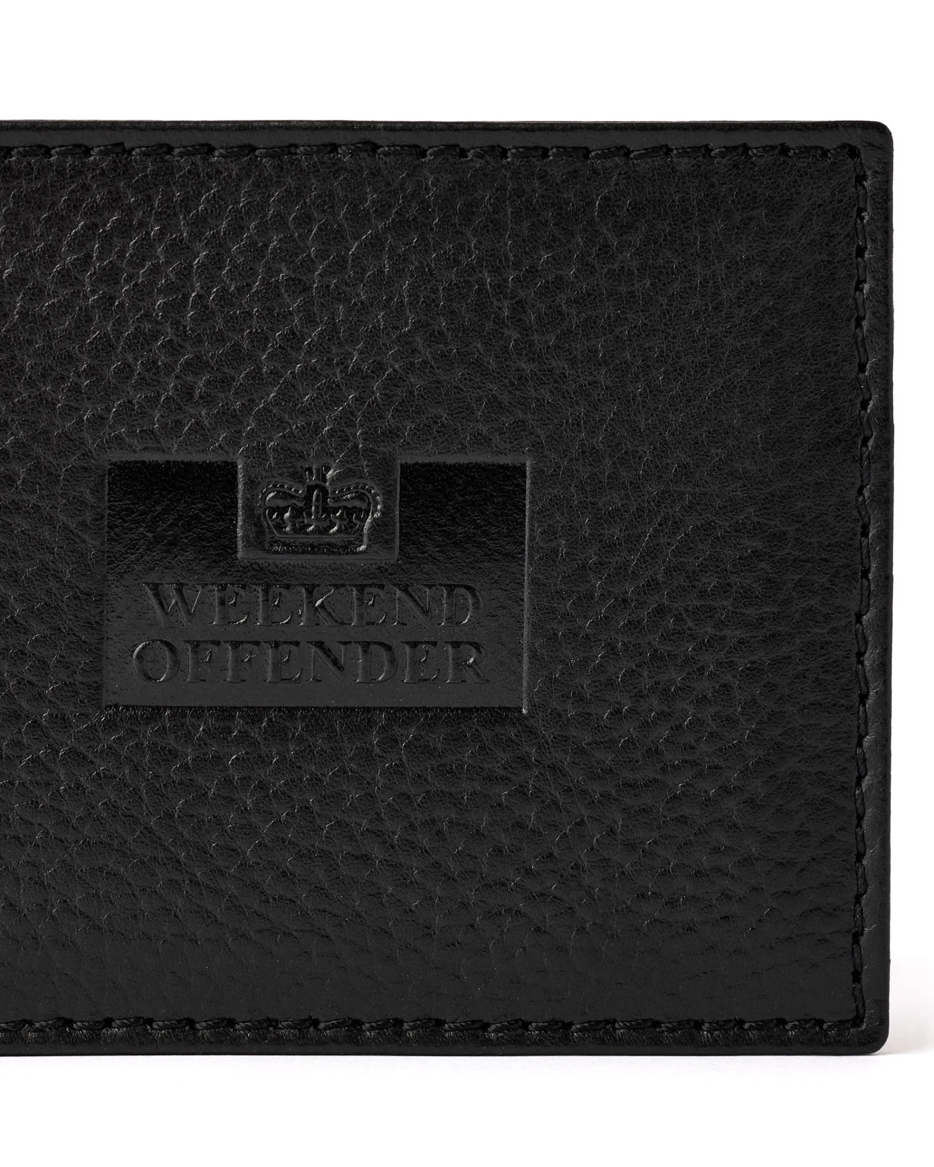 Lederbrieftasche mit Geschenkbox Schwarz