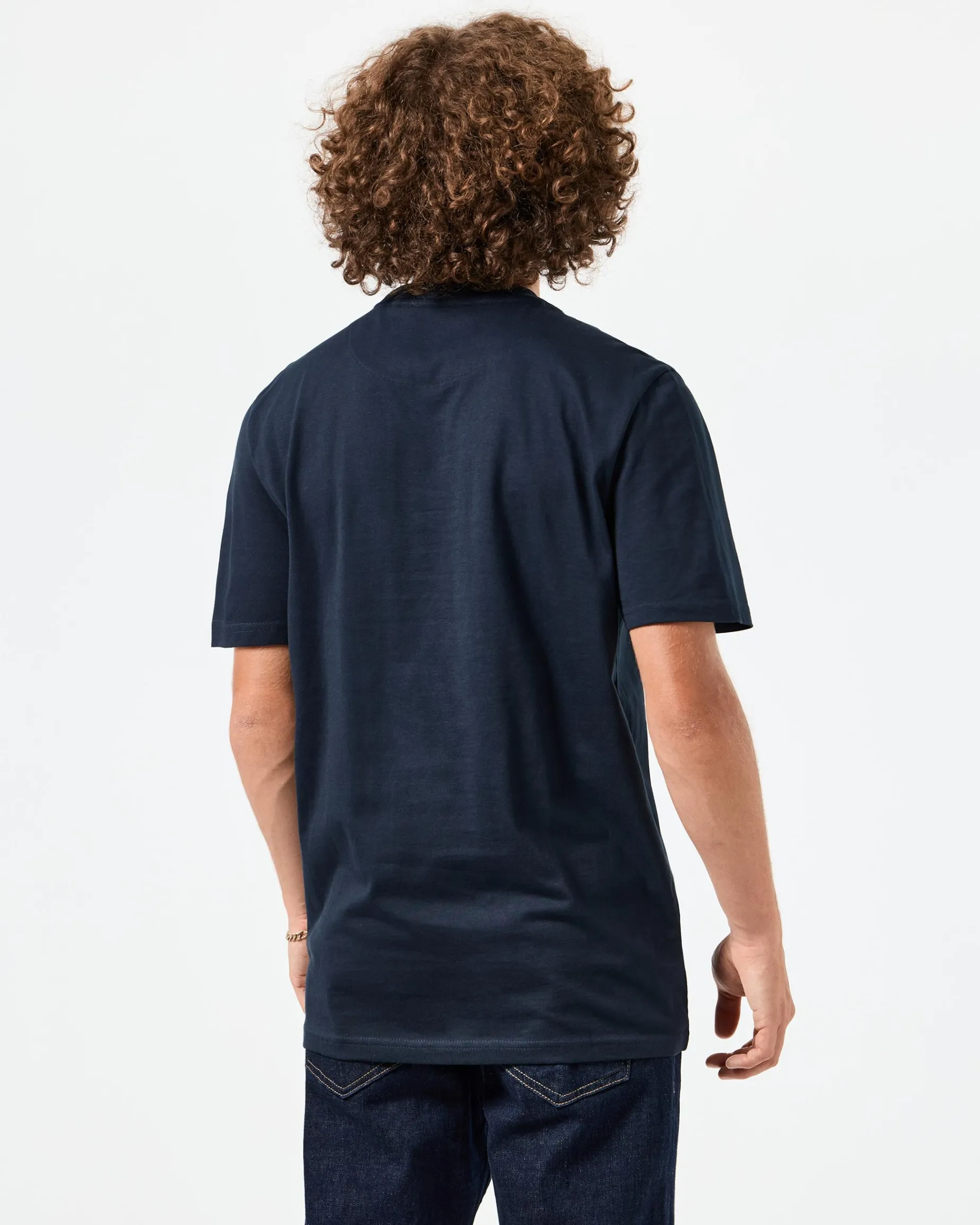 Leo Gregory – T-Shirt mit Grafik, Marineblau