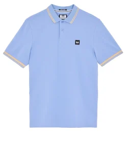 Levanto Poloshirt Kornblumenblau/Dunkelchampagner