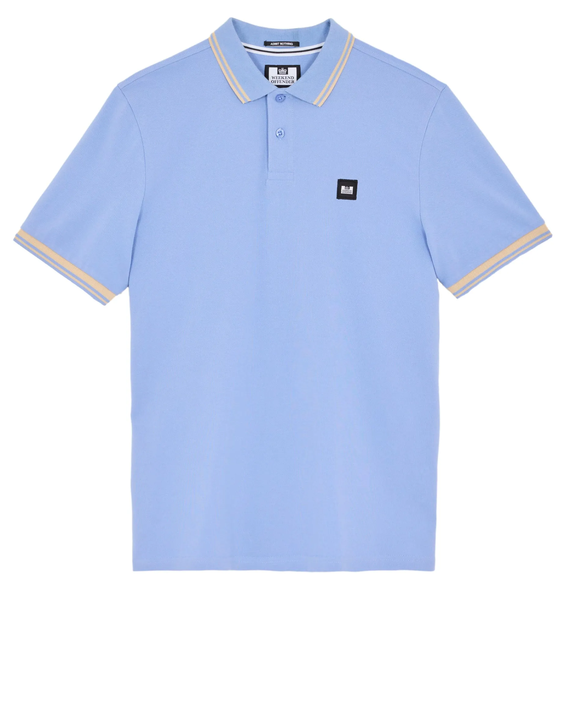 Levanto Poloshirt Kornblumenblau/Dunkelchampagner