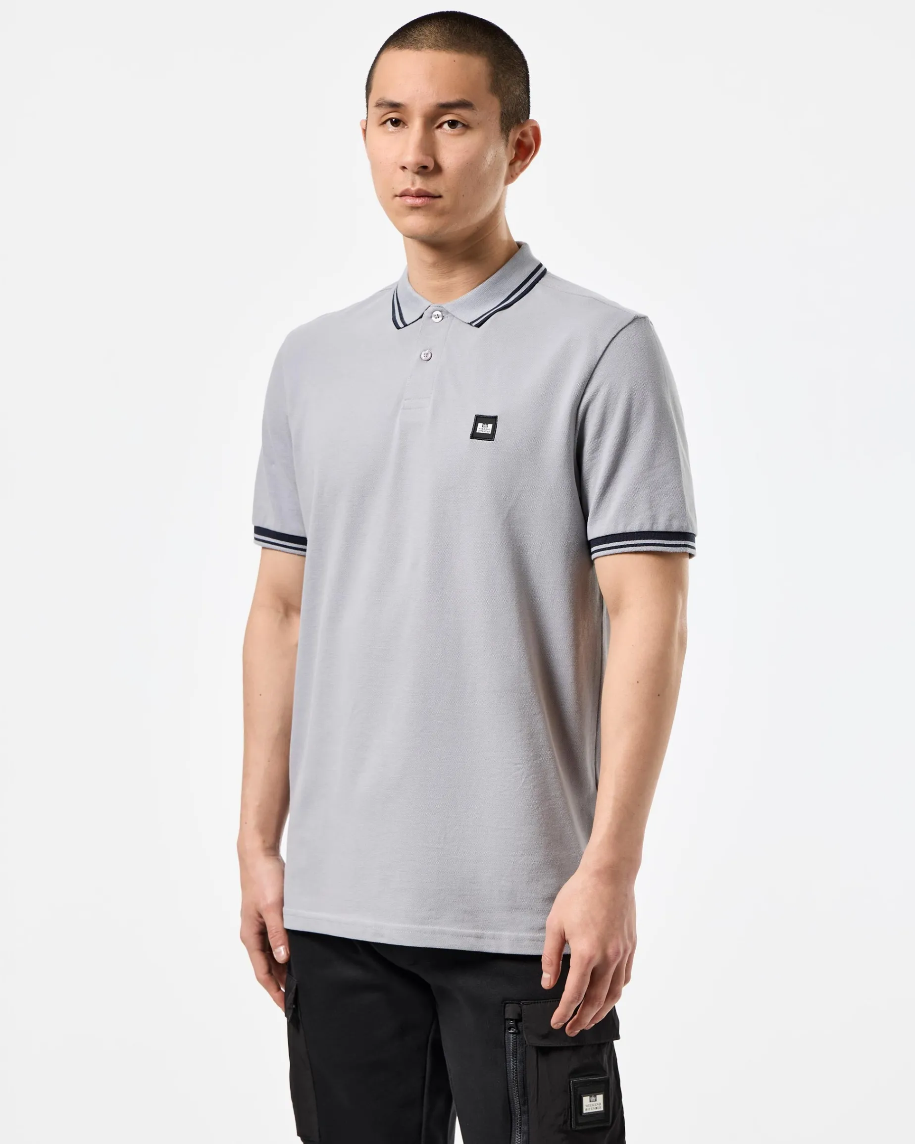 Levanto Poloshirt Smokey Grey/Navy