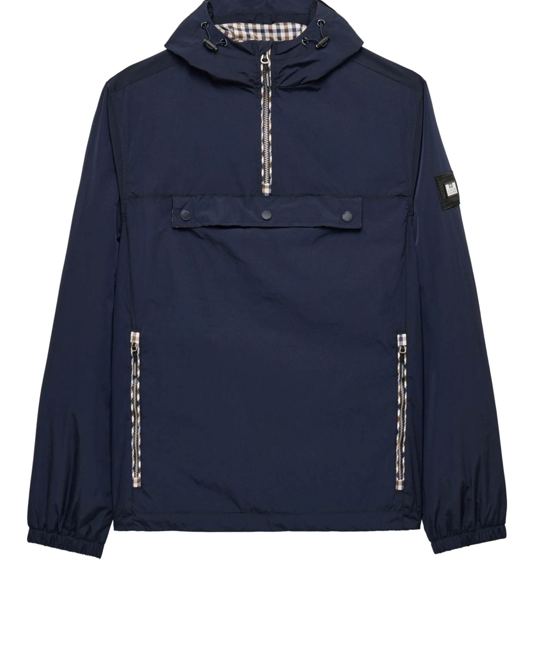 Manaus Check Überkopfjacke Navy