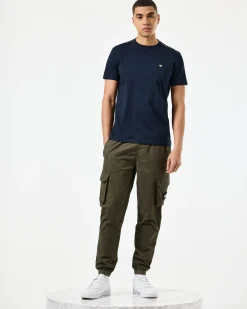 Manuel T-Shirt Marineblau/Mid House Check