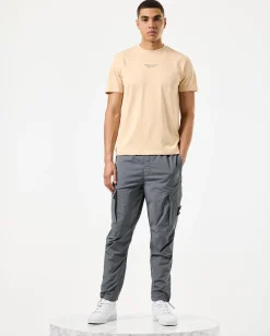 Millergrove T-Shirt Dunkelchampagner/Rauchgrau