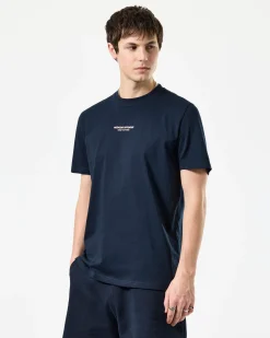 Millergrove T-Shirt Marineblau/Blassrosa
