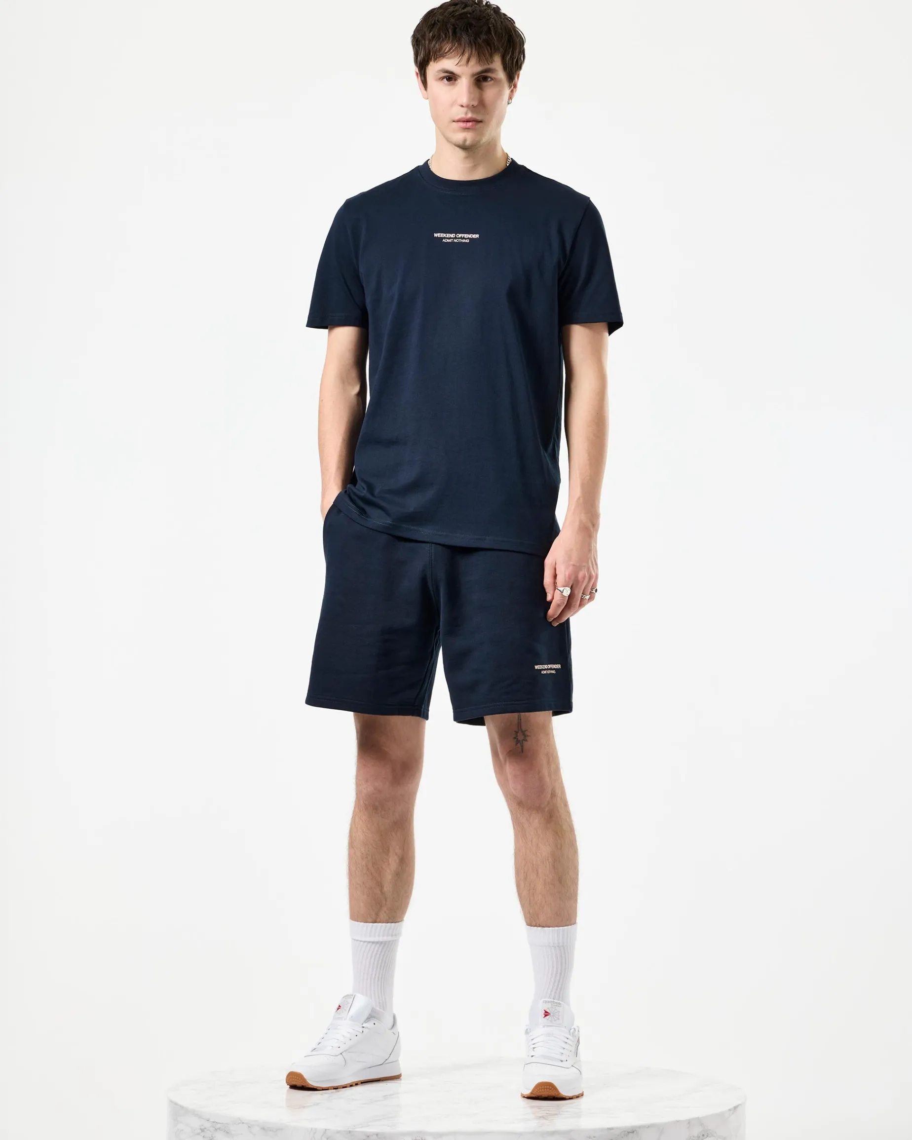Millergrove T-Shirt Marineblau/Blassrosa