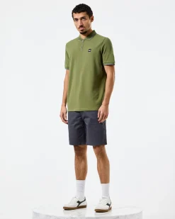 Monti Poloshirt Sapling Grün/Zink