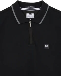 Monti Poloshirt Schwarz/Zink
