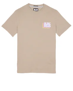 Musik ist die Antwort Grafik T-Shirt Bark