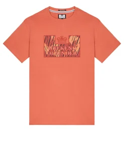 Noda Camo T-Shirt Uluru Orange Regen Camo