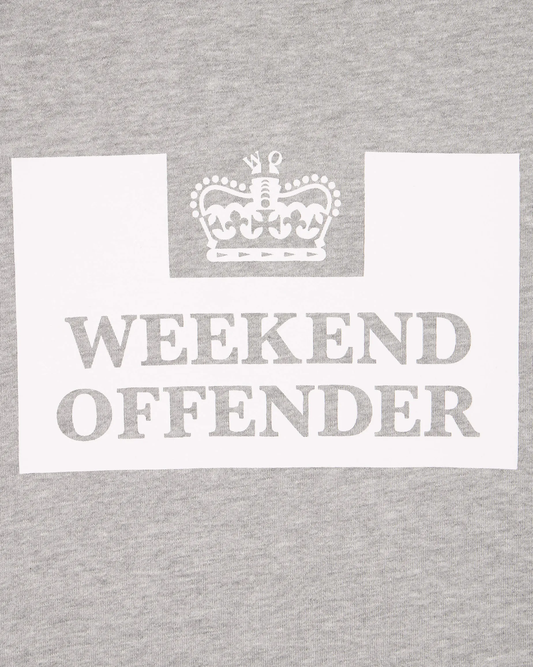 Penitentiary Klassisches Sweatshirt Graumeliert