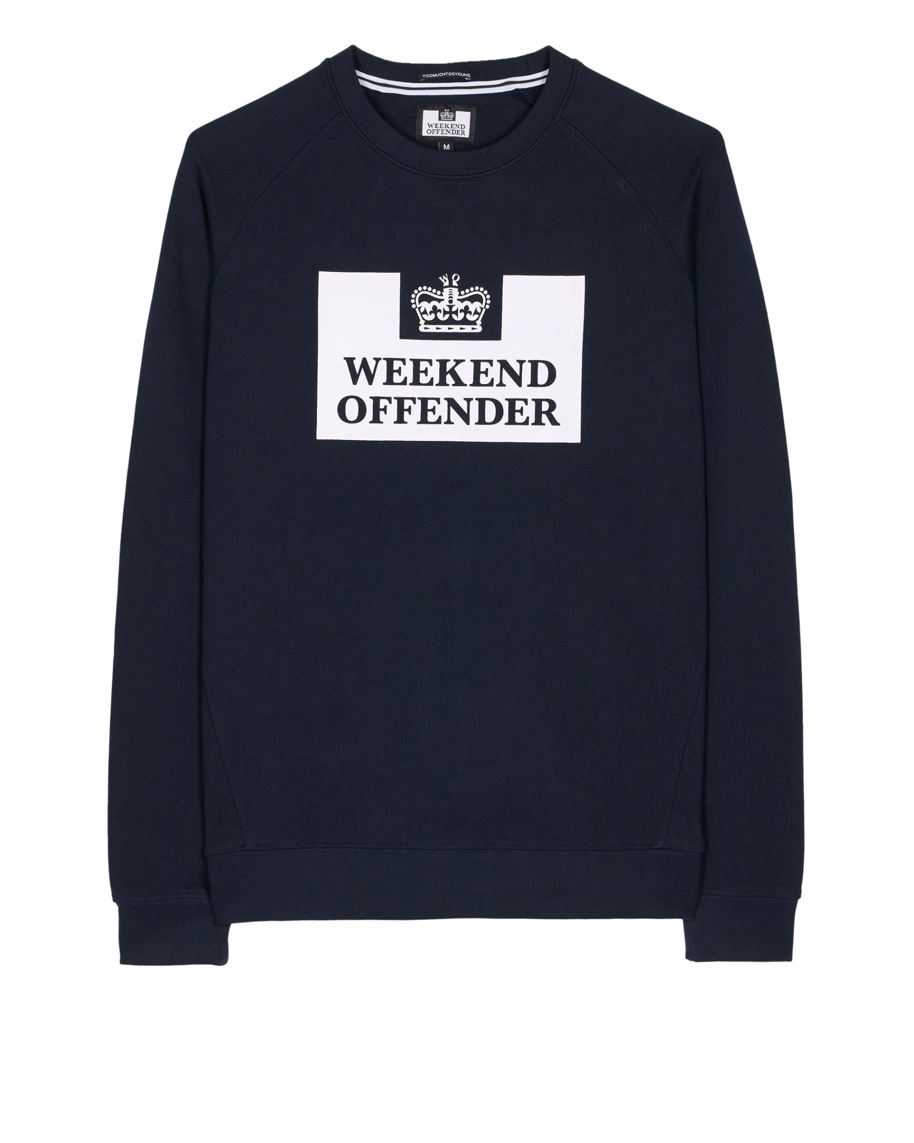 Penitenty Klassisches Sweatshirt Marineblau