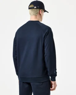 Penitenty Klassisches Sweatshirt Marineblau