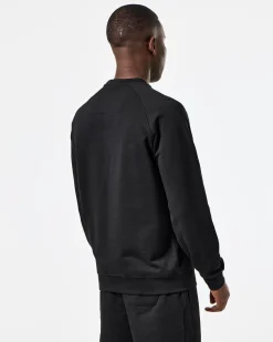 Penitenty Klassisches Sweatshirt Schwarz