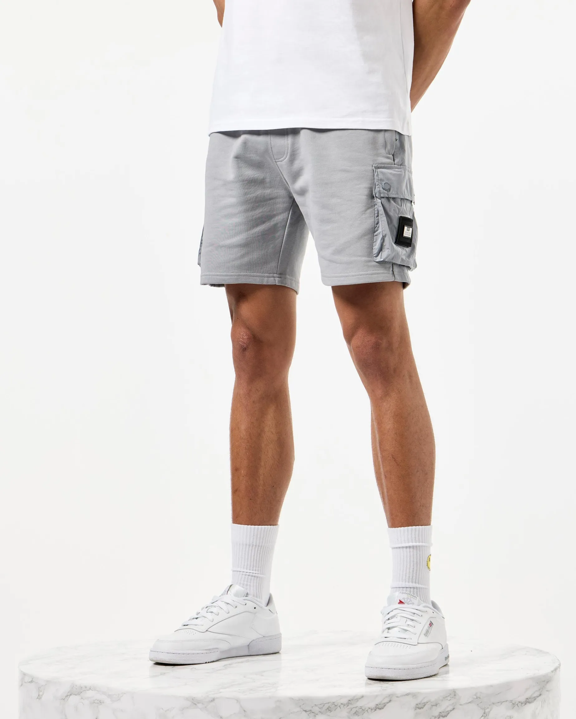 Pink Sands – Joggingshorts in Rauchgrau