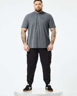 Plus Size - Caneiros Poloshirt Zinc