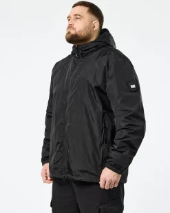 Plus Size - Technician Mesh-gefütterte Jacke Schwarz