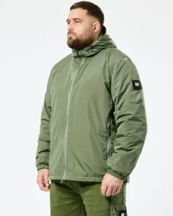 Plus Size - Technician Mesh-gefütterte Jacke Sapling Green