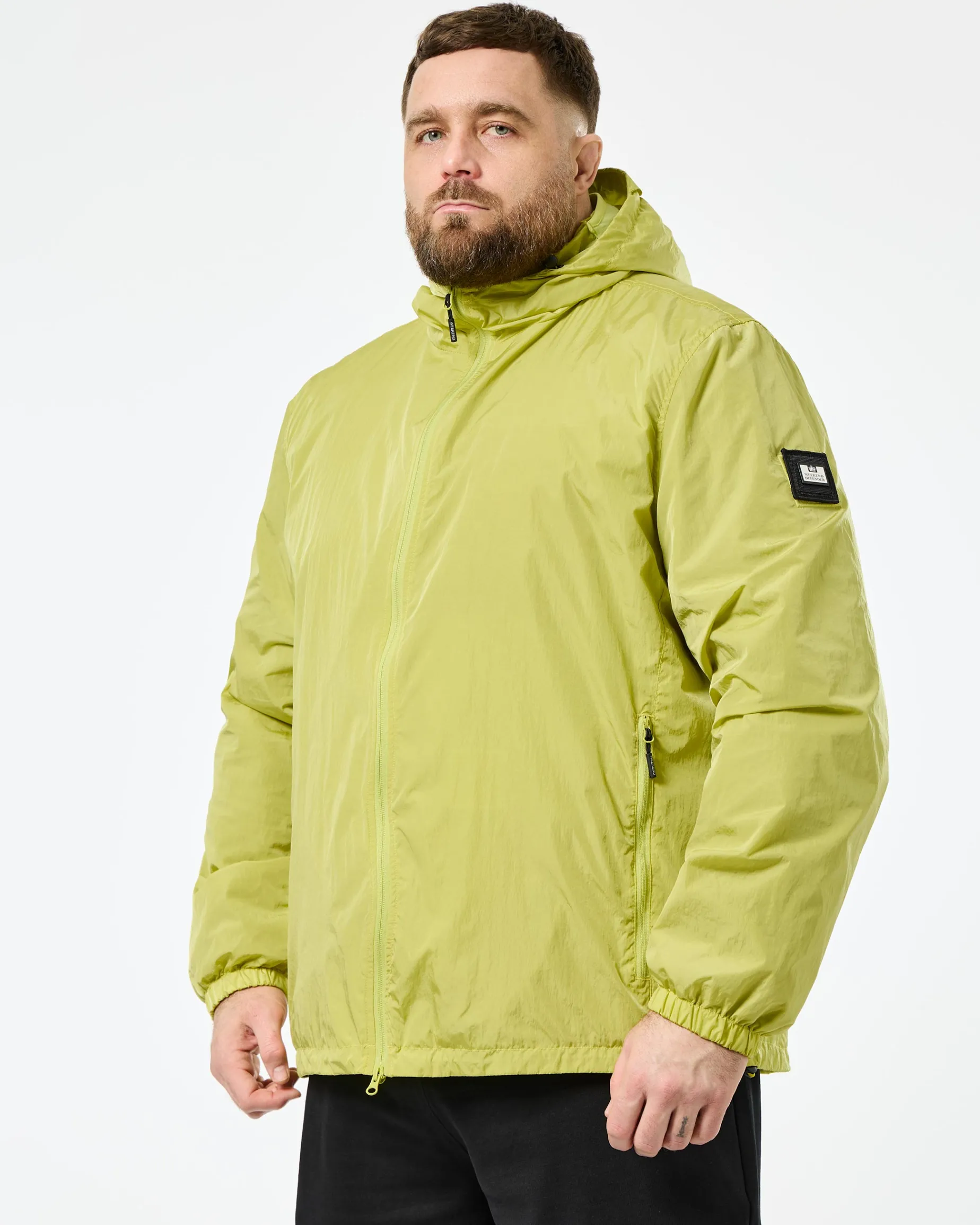 Plus Size - Technician Mesh-gefütterte Jacke Peridotgrün