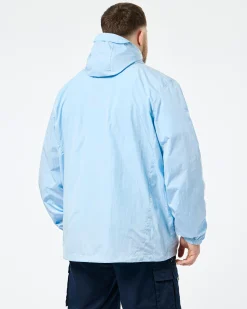Plus Size - Technician Mesh-gefütterte Jacke Ocean Wave Blue