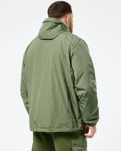 Plus Size - Technician Mesh-gefütterte Jacke Sapling Green