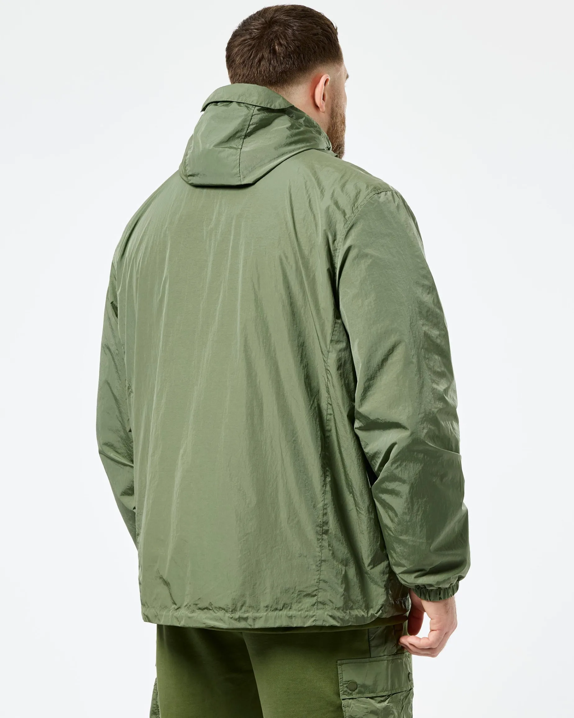 Plus Size - Technician Mesh-gefütterte Jacke Sapling Green