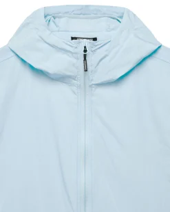 Plus Size - Technician Mesh-gefütterte Jacke Ocean Wave Blue