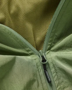 Plus Size - Technician Mesh-gefütterte Jacke Sapling Green