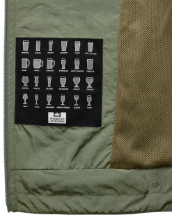 Plus Size - Technician Mesh-gefütterte Jacke Sapling Green