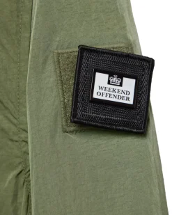 Plus Size - Technician Mesh-gefütterte Jacke Sapling Green