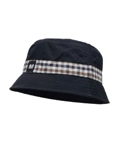 Queensland Anglerhut Marineblau / Mid House Check