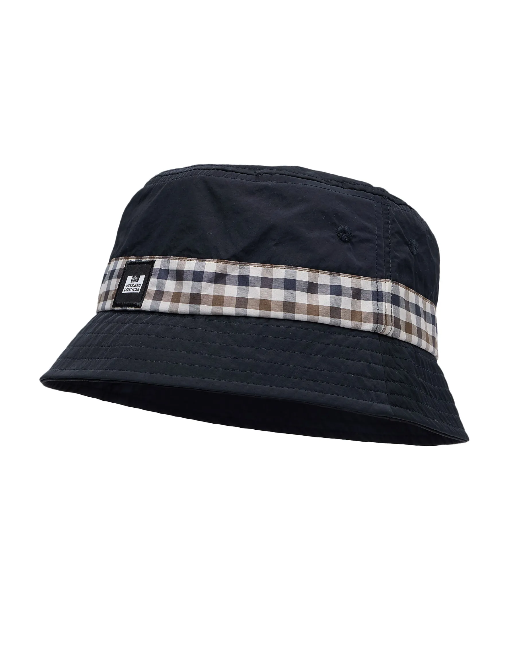 Queensland Anglerhut Marineblau / Mid House Check