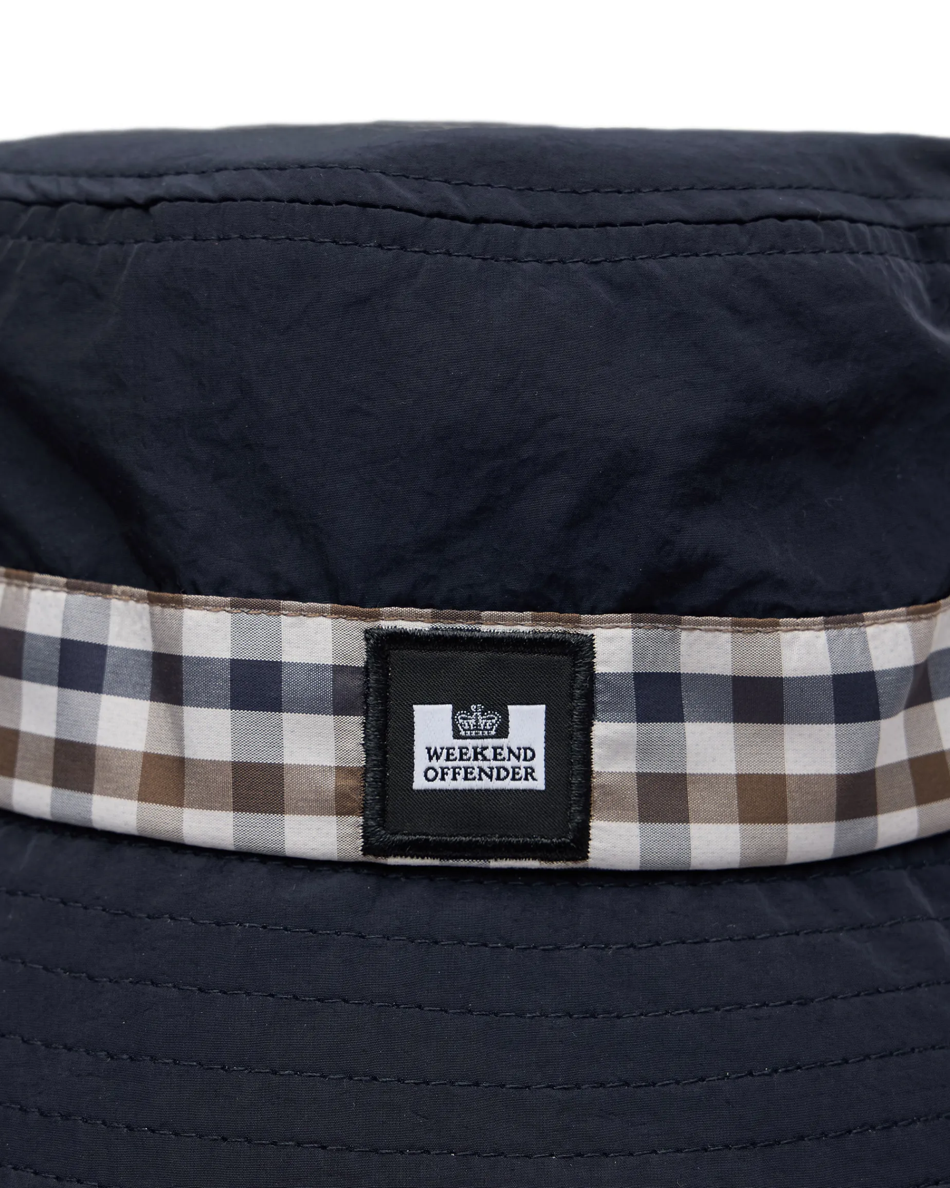 Queensland Anglerhut Marineblau / Mid House Check