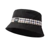 Queensland Anglerhut Schwarz/Mid House Check