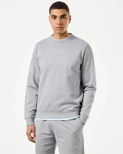 Raval Sweatshirt Rauchgrau/Ozeanwellenblau