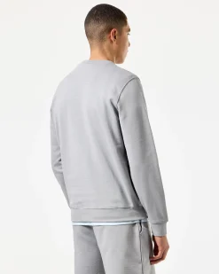 Raval Sweatshirt Rauchgrau/Ozeanwellenblau