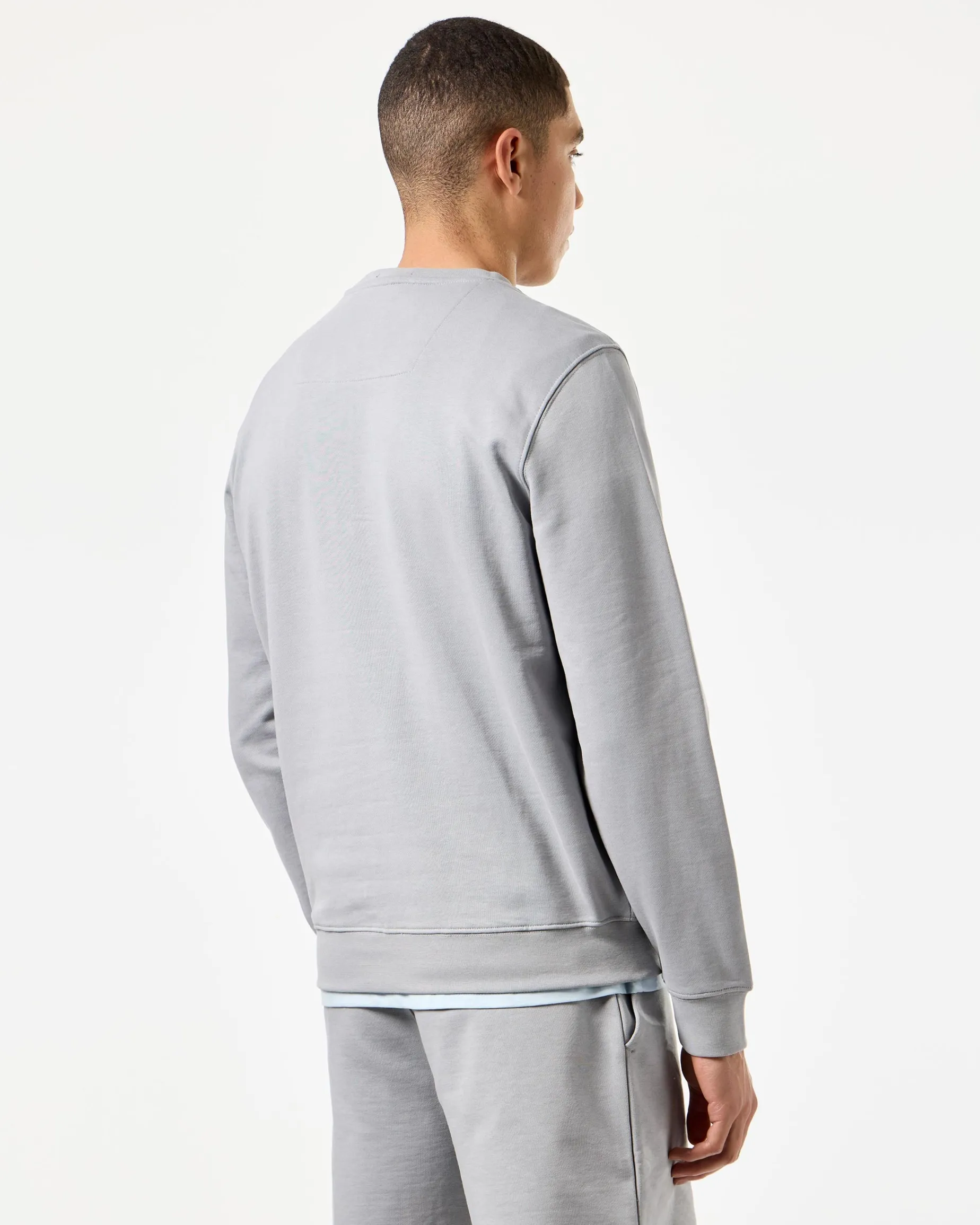 Raval Sweatshirt Rauchgrau/Ozeanwellenblau