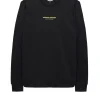 Raval Sweatshirt Schwarz/Peridot Grün