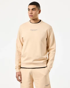 Raval Sweatshirt Tiefes Champagner/Rauchgrau
