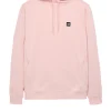 Ribbe Hoodie Blassrosa
