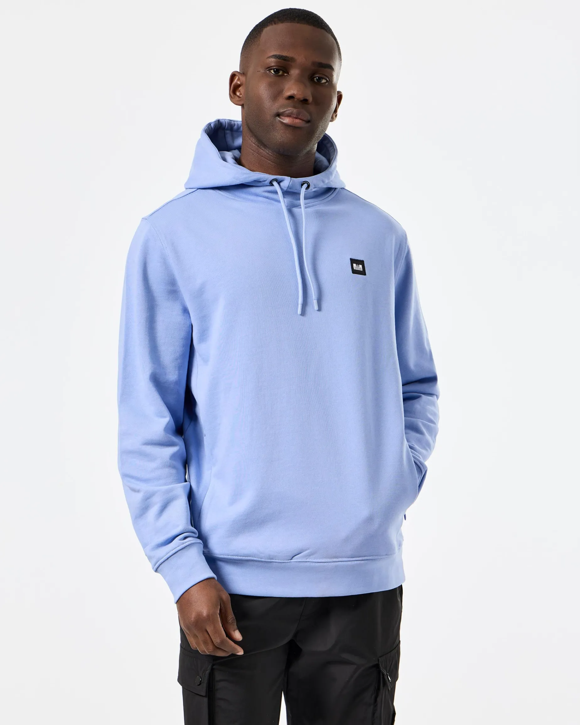 Ribbe Hoodie Kornblumenblau