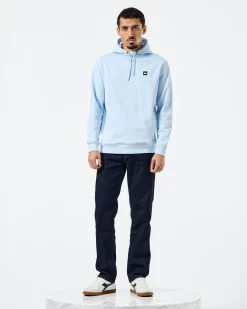 Ribbe Hoodie Ozeanwelle Blau